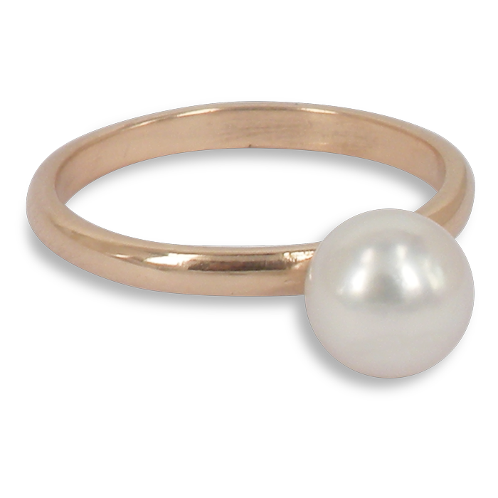 Anello rosa Perla